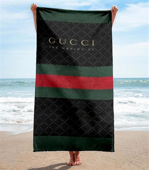 gucci beach towels|gucci towel set price.